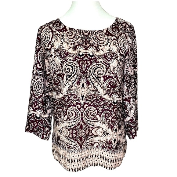 Cynthia Rowley Paisley Print Blouse - Picture 1 of 5